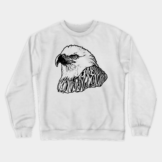 Eagle Crewneck Sweatshirt by Nimmersatt